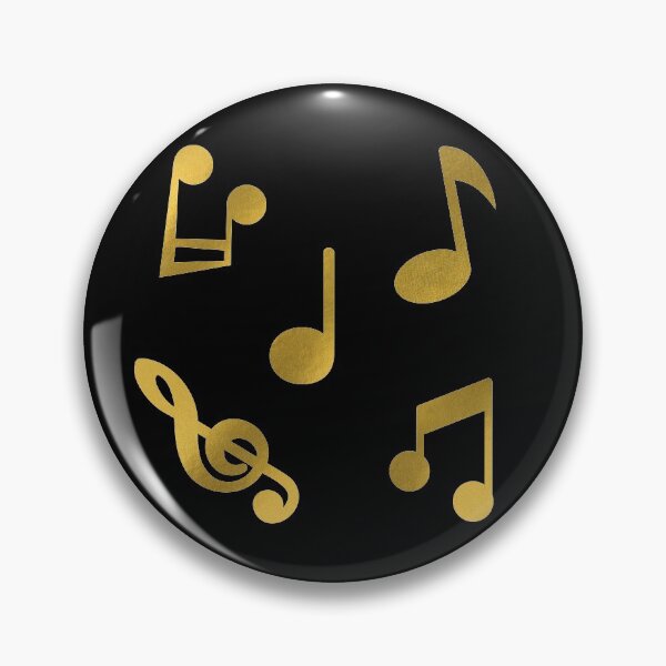 Item preview, Cute Golden Musical Notes - Musical Notes designed and sold by Funwithmusic.