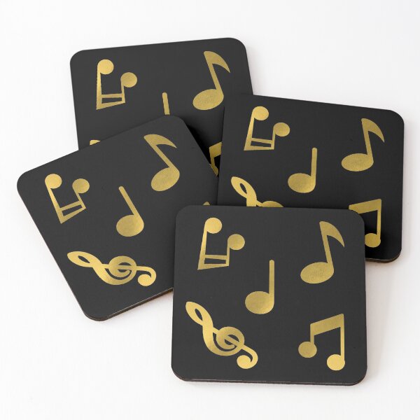 Item preview, Cute Golden Musical Notes - Musical Notes designed and sold by Funwithmusic.