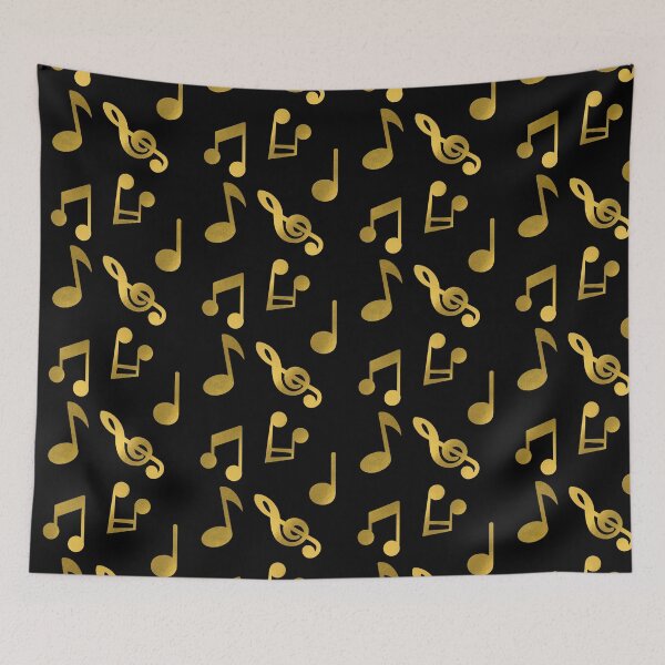 Item preview, Cute Golden Musical Notes - Musical Notes designed and sold by Funwithmusic.