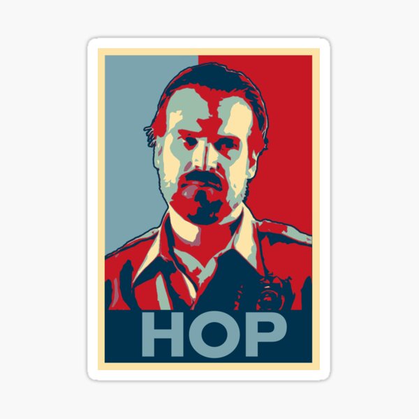 Jim Hopper for President! Sticker