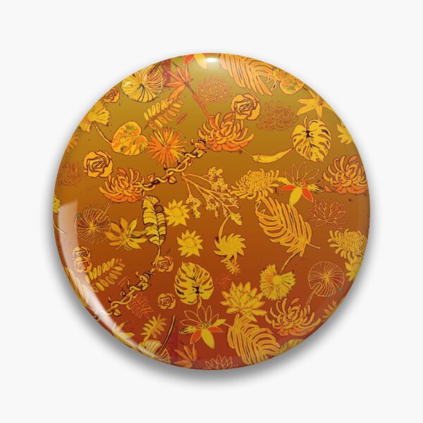 Artikelvorschau, TUMBLING GOLDEN BOTANIC-BOLD DISPLAY entworfen und verkauft von KINGTOUCAN.