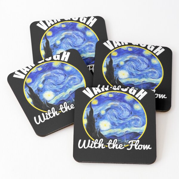 Item preview, Gogh With The Flow Van Gogh Funny Artist Pun Humor designed and sold by ARMSTRONGKAY.