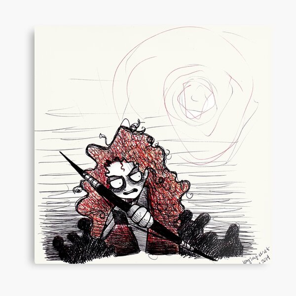 Shooting Metal Print
