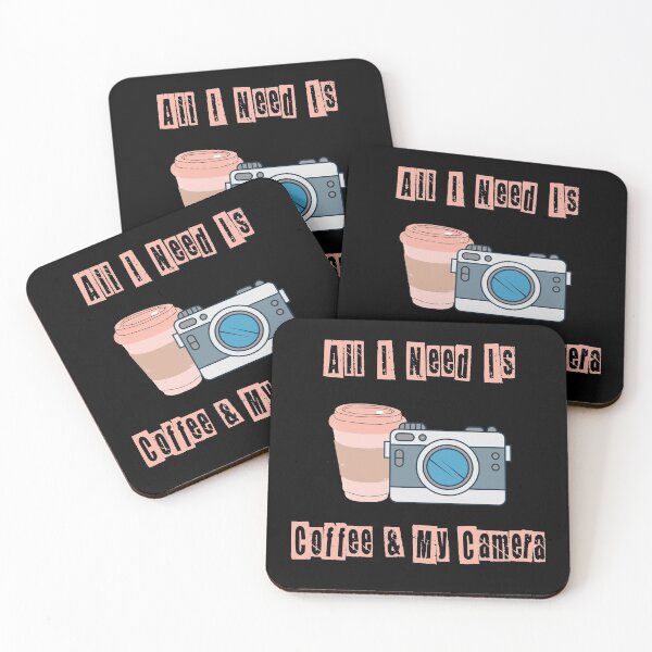 Item preview, All I Need Is Coffee And My Camera designed and sold by ecdato.