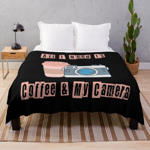 Item preview, All I Need Is Coffee And My Camera designed and sold by ecdato.