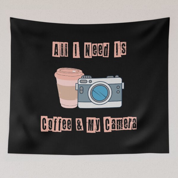 Item preview, All I Need Is Coffee And My Camera designed and sold by ecdato.