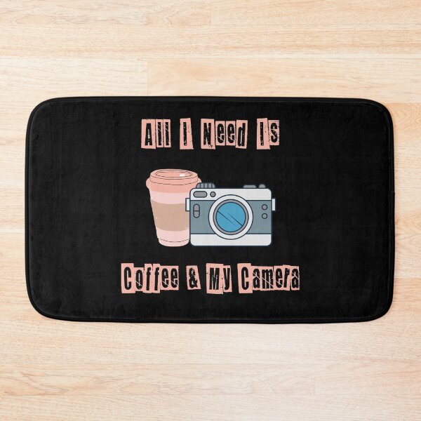 Item preview, All I Need Is Coffee And My Camera designed and sold by ecdato.
