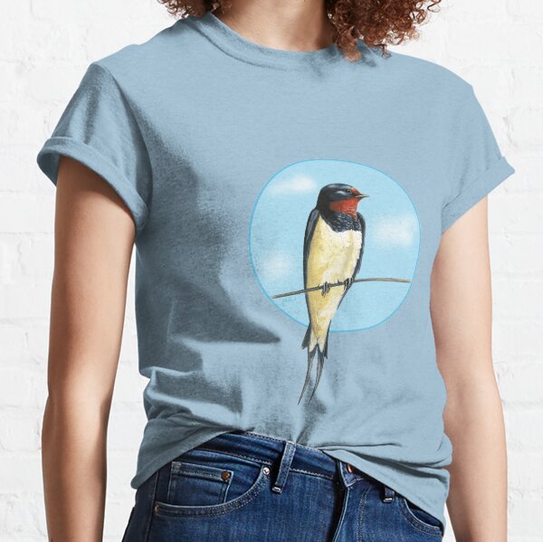 Swallow on a wire Classic T-Shirt
