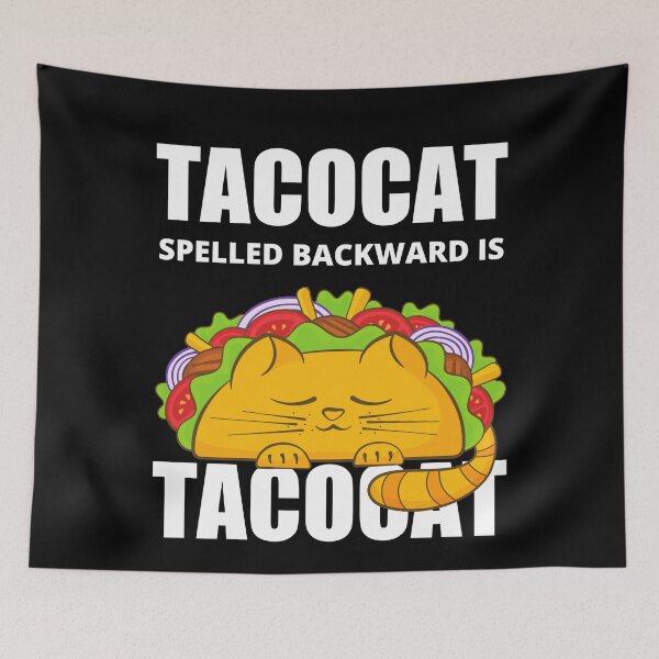 Item preview, Tacocat Spelled Backward Is Tacocat, Cute Cat designed and sold by Avishy.