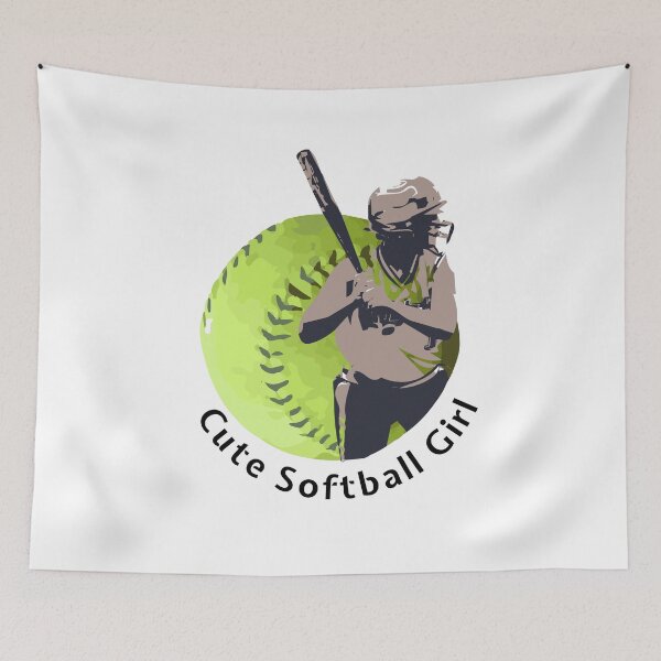 Item preview, Cute Softball Girl For Men & Women GIFT Essential T-shirt designed and sold by Farid1Shop.