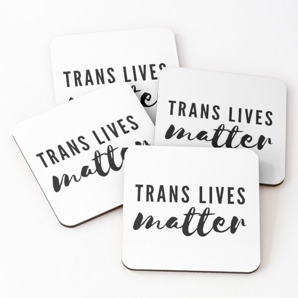 Item preview, Trans Lives Matter Typography LGBT+ designed and sold by justsomethings.