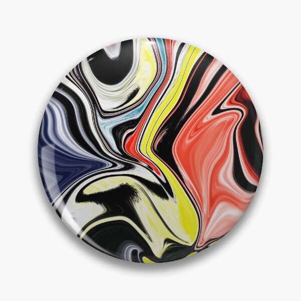 Item preview, Abstract marble fluid art Rainbow  designed and sold by KateKozma.