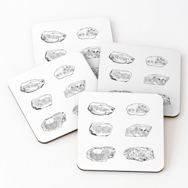 Item preview, Motifs from Kerbstones Knowth and Newgrange Stones designed and sold by yisela.