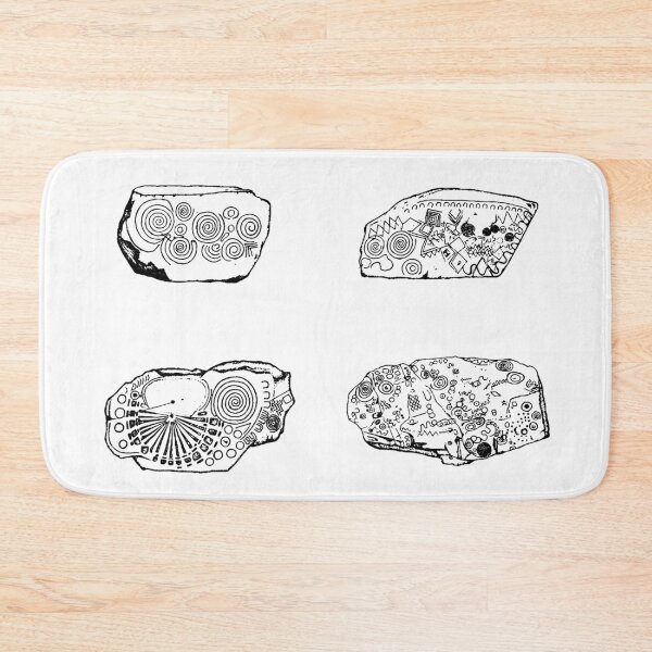 Item preview, Motifs from Kerbstones Knowth and Newgrange Stones designed and sold by yisela.