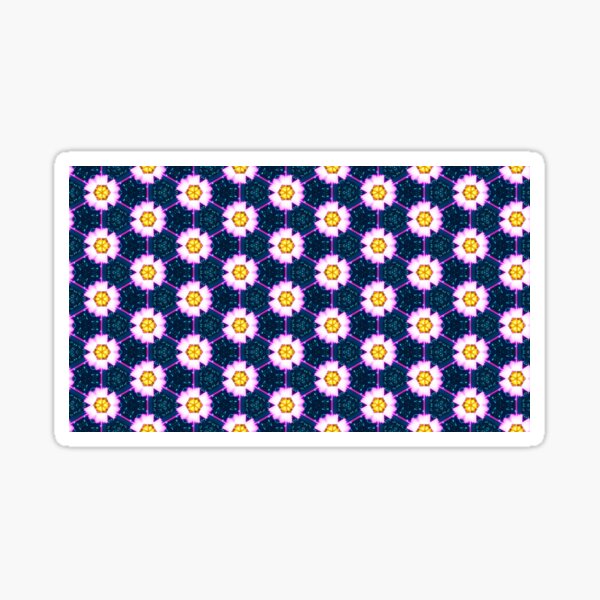 Chicago Buckingham Fountain Inspired Abstract Pattern 2 Sticker