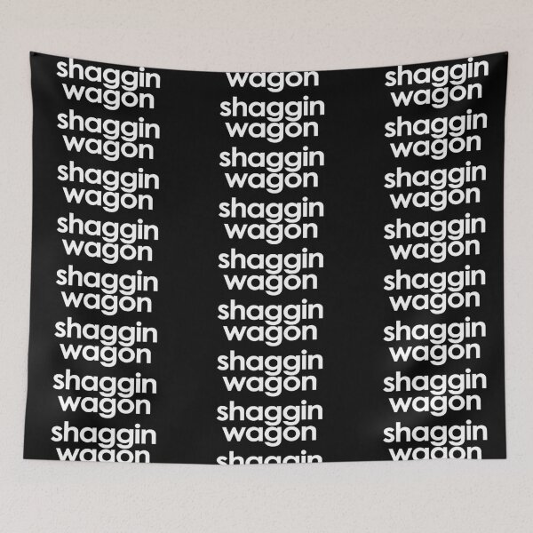 Item preview, Shaggin Wagon - (White writing) designed and sold by dodgerock.