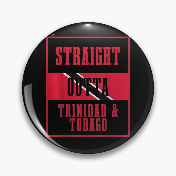 Item preview, Straight Outta Trinidad Tobago Trinidadian Flag Pride designed and sold by maizreo.