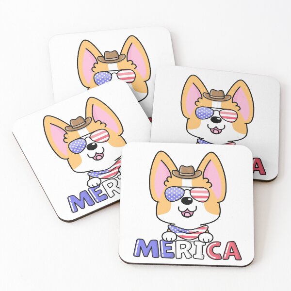 Item preview, Corgi Cowboy America 4th of July designed and sold by DimensionC169.