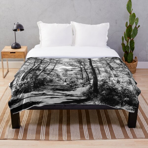 Item preview, Bosque de pinos blanco y negro designed and sold by HeuringGallery.