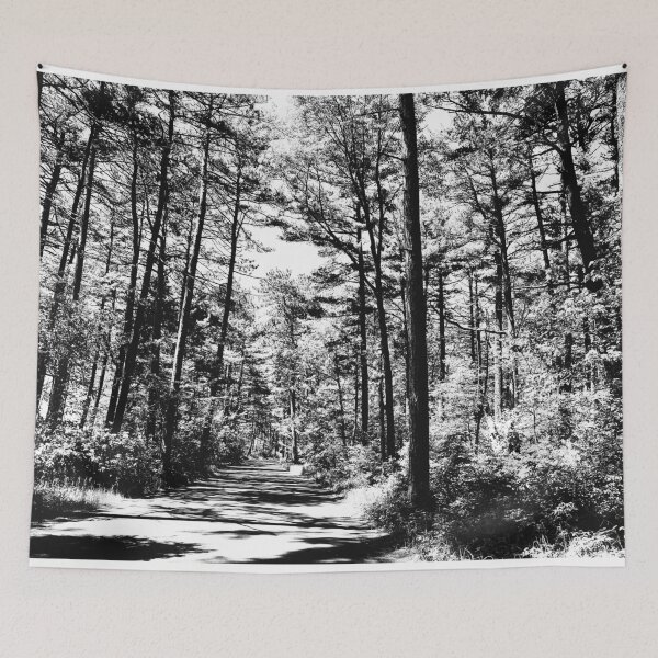 Item preview, Black and White Pine Forest designed and sold by HeuringGallery.