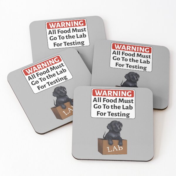 Item preview, Funny Labrador Retriever, All Food Must Go to the Lab For Testing designed and sold by ElysianCreation.