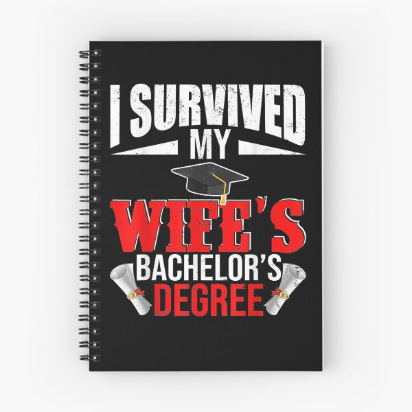 Item preview, I Survived My Wife's Bachelor's Degree Funny Graduation designed and sold by maizreo.