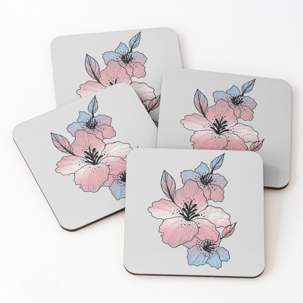 Item preview, Transgender Pride Flower designed and sold by Artfully Vought.