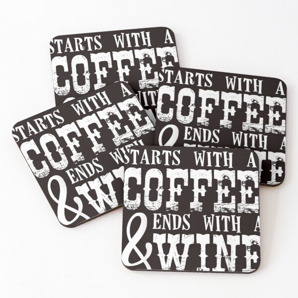 Item preview, Her Day Starts With Coffee designed and sold by rosamaria2020.