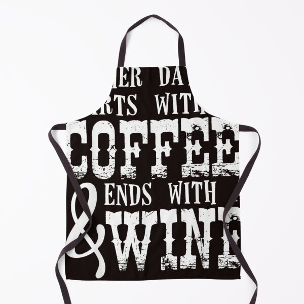 Item preview, Her Day Starts With Coffee designed and sold by rosamaria2020.