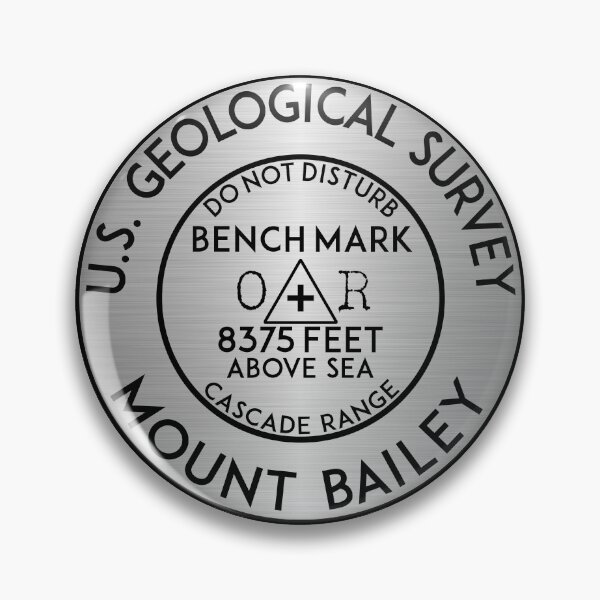 Item preview, Mount Bailey Oregon Benchmark Bench Mark USGS Cascade Range designed and sold by DESTINATIONS DECAL.