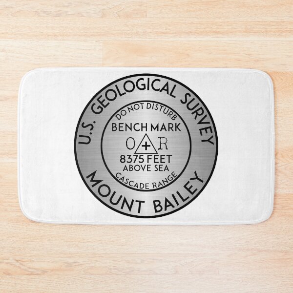 Item preview, Mount Bailey Oregon Benchmark Bench Mark USGS Cascade Range designed and sold by DESTINATIONS DECAL.