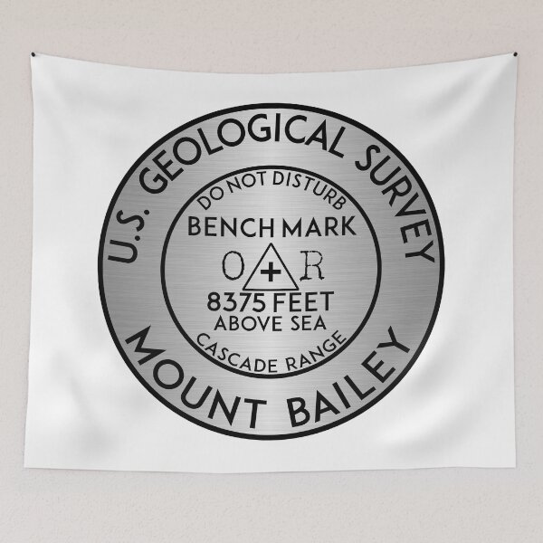 Item preview, Mount Bailey Oregon Benchmark Bench Mark USGS Cascade Range designed and sold by DESTINATIONS DECAL.