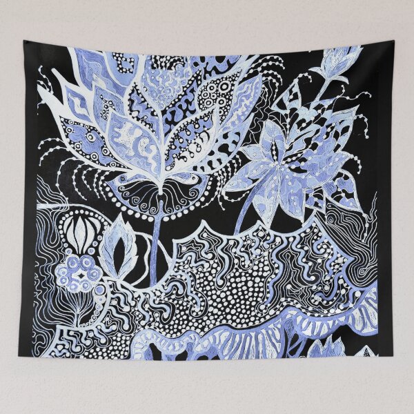 Item preview, Blue Lotus Illustration designed and sold by Minxylynx4.