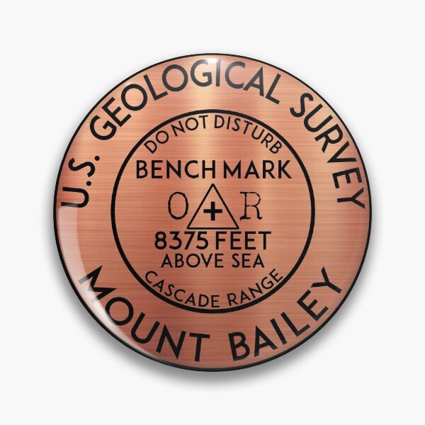 Item preview, Mount Bailey Oregon Benchmark Bench Mark USGS Cascade Range designed and sold by DESTINATIONS DECAL.