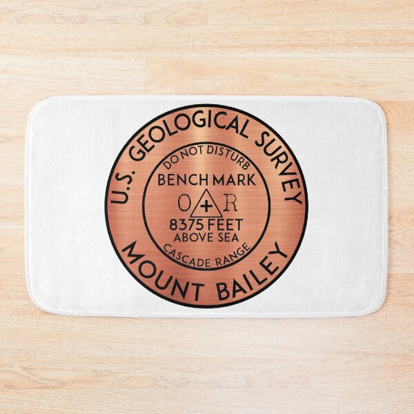 Item preview, Mount Bailey Oregon Benchmark Bench Mark USGS Cascade Range designed and sold by DESTINATIONS DECAL.