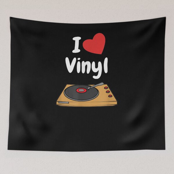 Item preview, I Heart Vinyl Vinyl Record Collecting Quote designed and sold by maizreo.