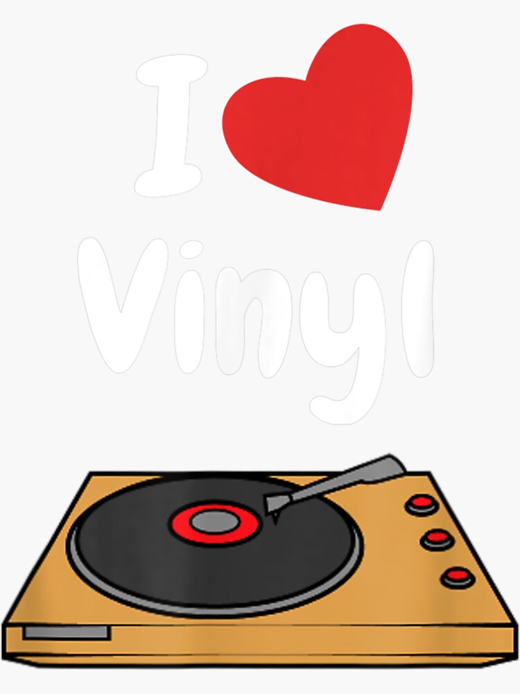 Vinyl Collector Vinyl Lover Vinyl Record Player' Sticker