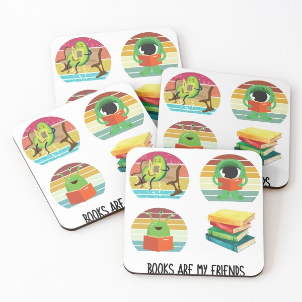 Item preview, Books are my friend sticker pack designed and sold by JooArtPrints  ★★★★★.
