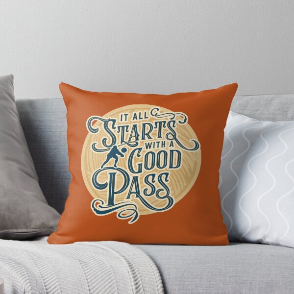 Item preview, It All Starts with a Pass | Vintage Typography Design designed and sold by 804 Volleyball Swag  Volleyball Merch for players and fans.