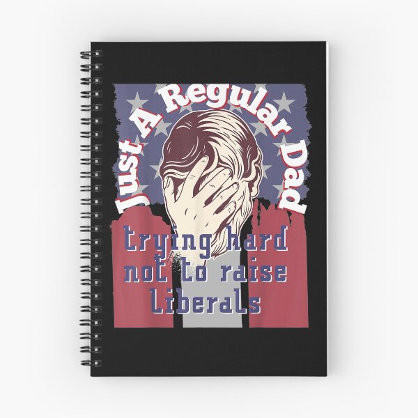 Item preview, Just A Regular Dad Trying Not To Raise Liberals Usa Flag designed and sold by maizreo.