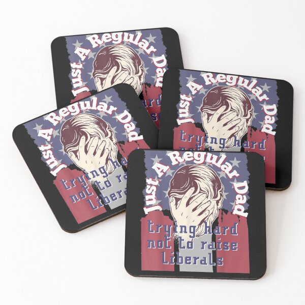 Item preview, Just A Regular Dad Trying Not To Raise Liberals Usa Flag designed and sold by maizreo.