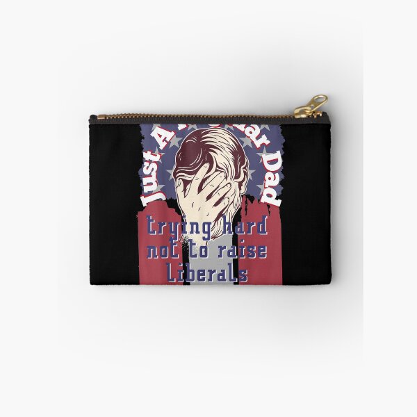 Item preview, Just A Regular Dad Trying Not To Raise Liberals Usa Flag designed and sold by maizreo.