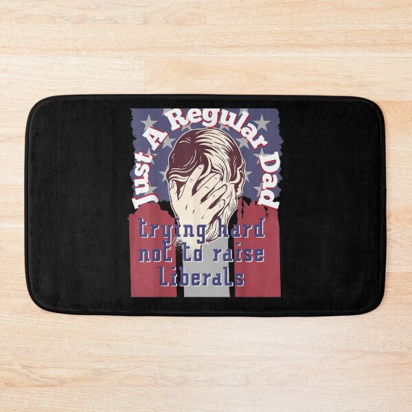 Item preview, Just A Regular Dad Trying Not To Raise Liberals Usa Flag designed and sold by maizreo.