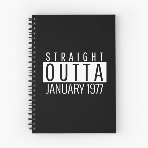 Item preview, Straight Outta January 1977  designed and sold by Teelogic.