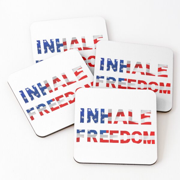 Item preview, Inhale Freedom | USA independence designed and sold by ronaldsonou.