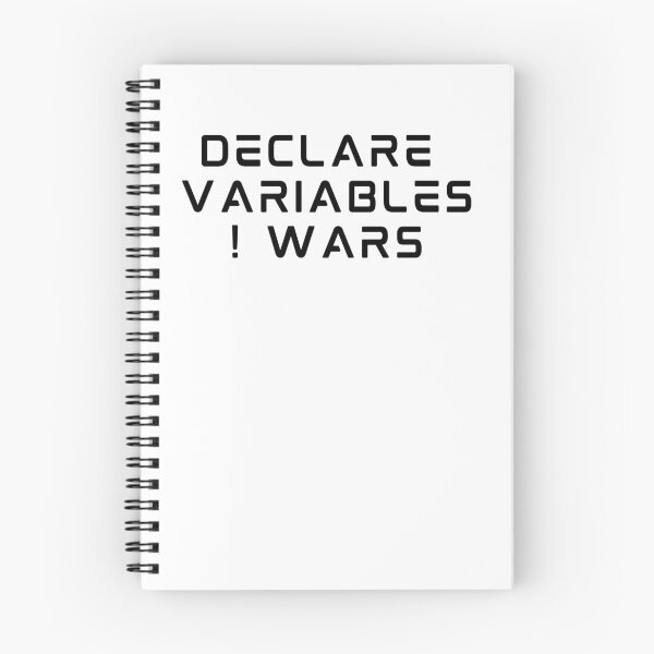 Item preview, Declare Variables !(Not) Wars | Programmer designed and sold by Ace2ooo.