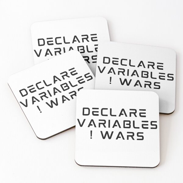 Item preview, Declare Variables !(Not) Wars | Programmer designed and sold by Ace2ooo.