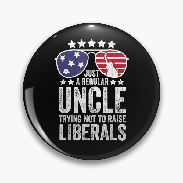 Item preview, Mens Just A Regular Uncle Trying Not To Raise Liberals Republican designed and sold by maizreo.