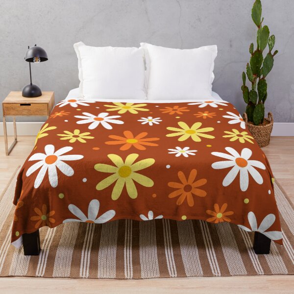 Item preview, 1970s Flowers 70s Daisies 3 designed and sold by art-by-gui.