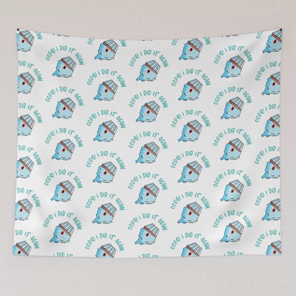 Item preview, Oops Blue Cupcake Dropped Dessert Character designed and sold by 4U2NV-LDN.